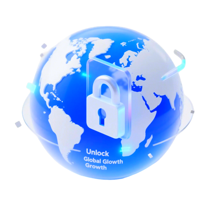 Global growth illustration for Shopify sellers