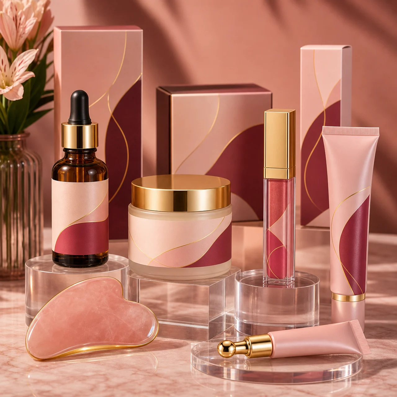 Premium beauty and cosmetics product bundle for DTC dropshipping