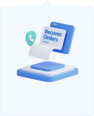 Receive orders step illustration