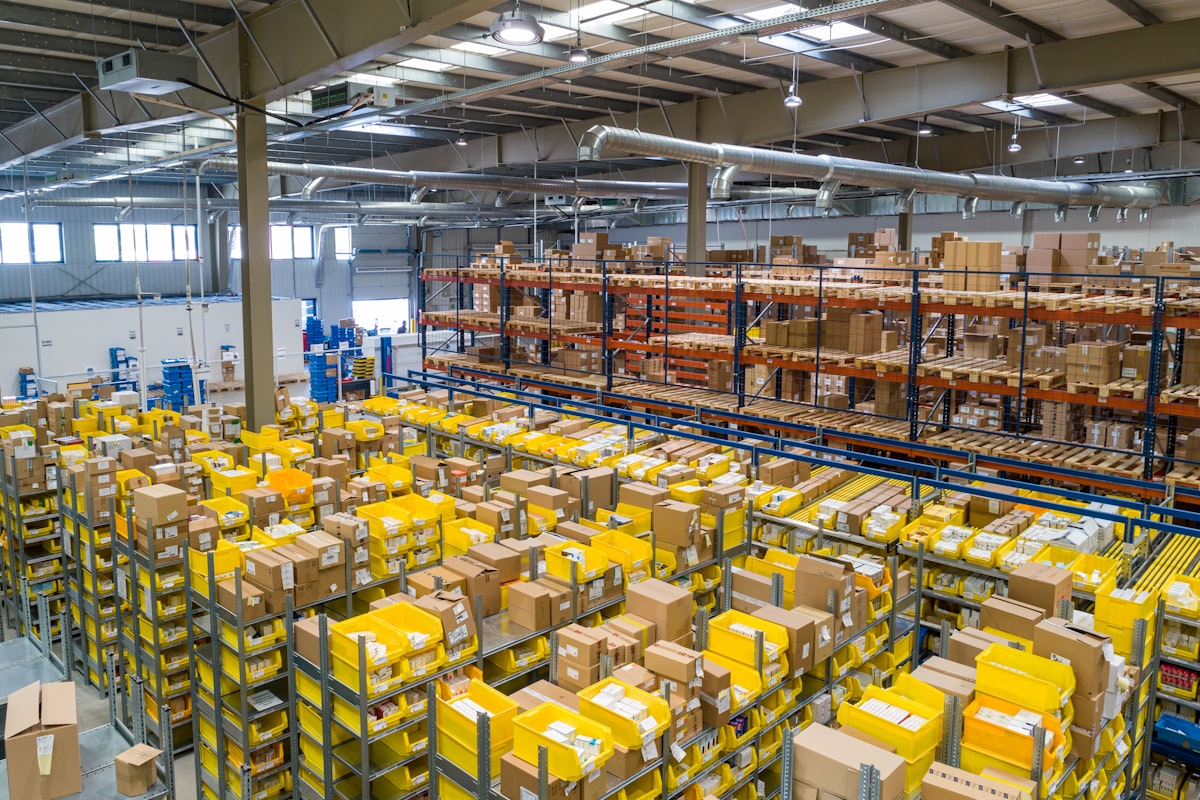 Warehouse team handling B2B fulfillment operations for wholesale and retail compliance